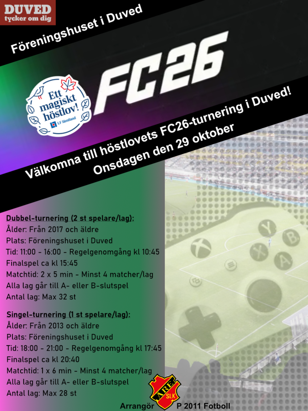 Magiskt höstlov 2025: FC26-turnering